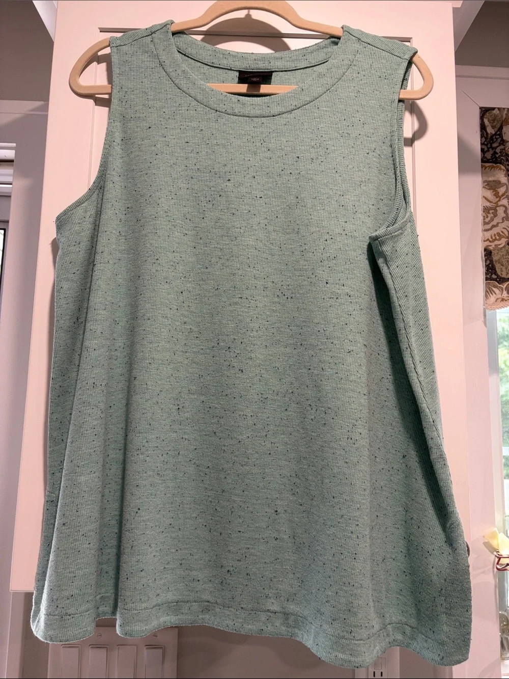 J.Jill Mint Green Open-Front Cardigan with matching tank:  2 piece set
